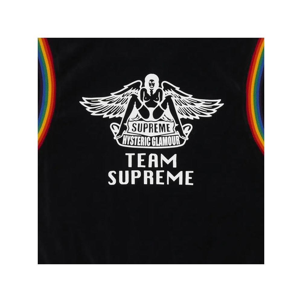 Трековые куртки Supreme x Hysteric Glamour велюровая трековая куртка 'Черный' 3