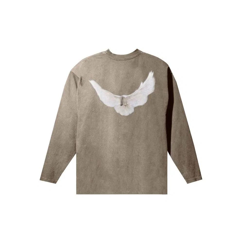 Футболки Yeezy Gap Engineered by Balenciaga Dove Long-Sleeve Tee 'Beige' 2