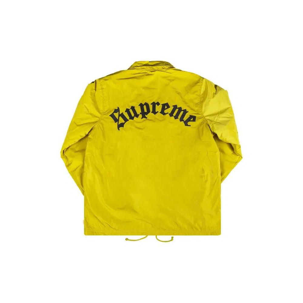Куртки-коуч Supreme Old English Coaches Jacket 'Золотой' 2