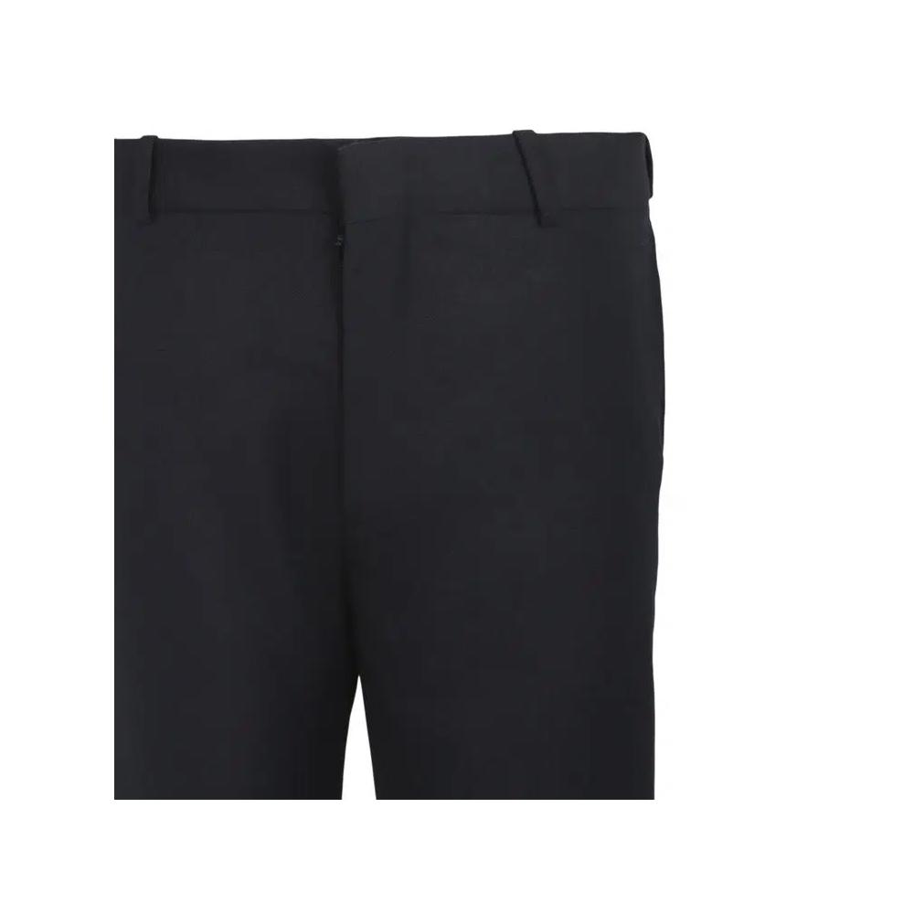 Брюки-сигареты Alexander McQueen Slim Fit 'Navy' 3