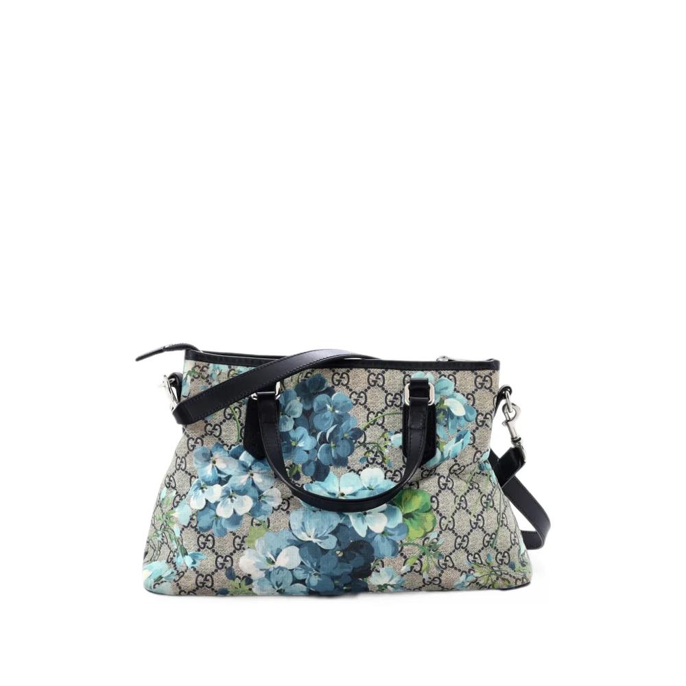 Сумка-тоут Convertible Zip Blooms Print GG Coated Canvas Medium 2