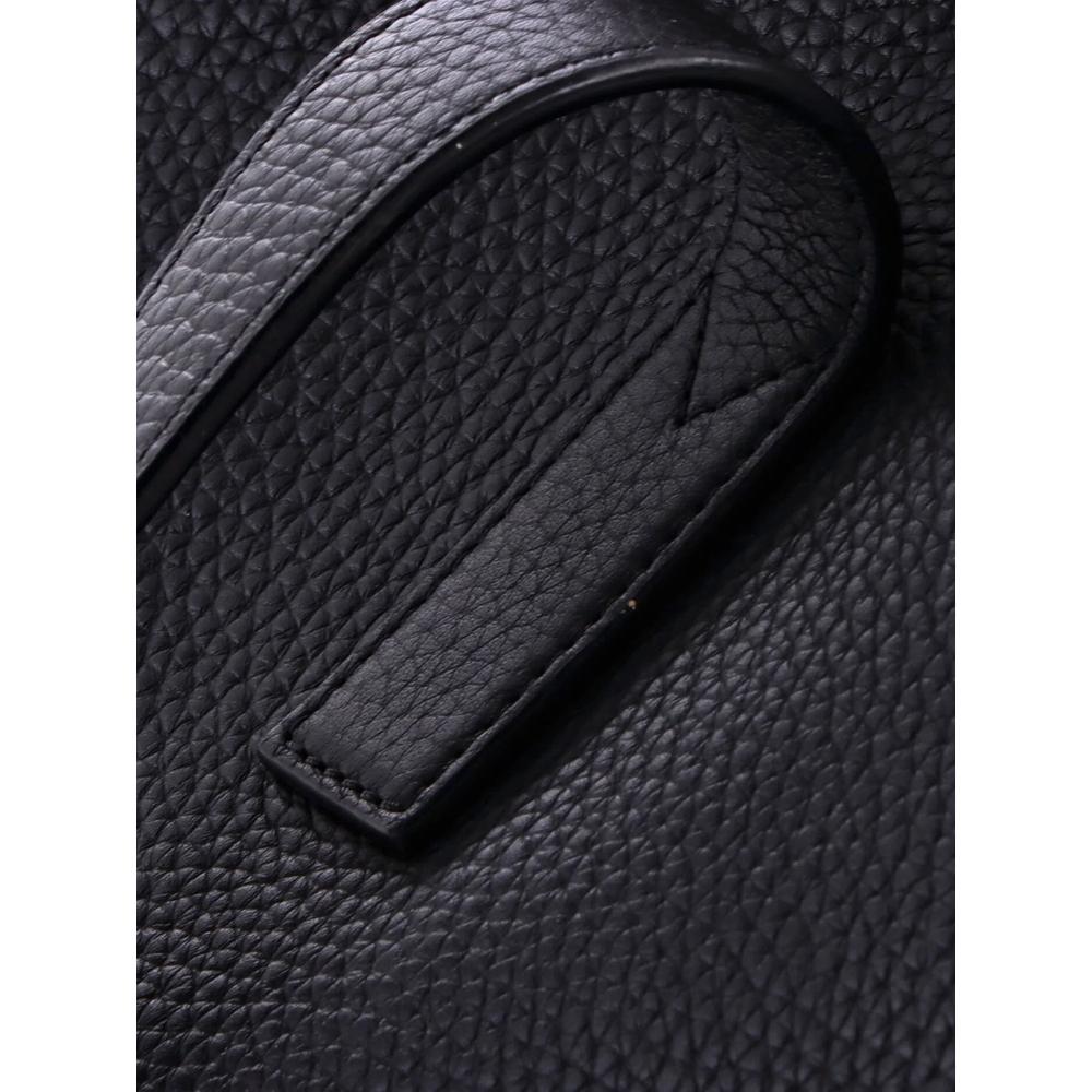 Cabas Light Drawstring Bag Initials Taurillon Leather tote bag 6