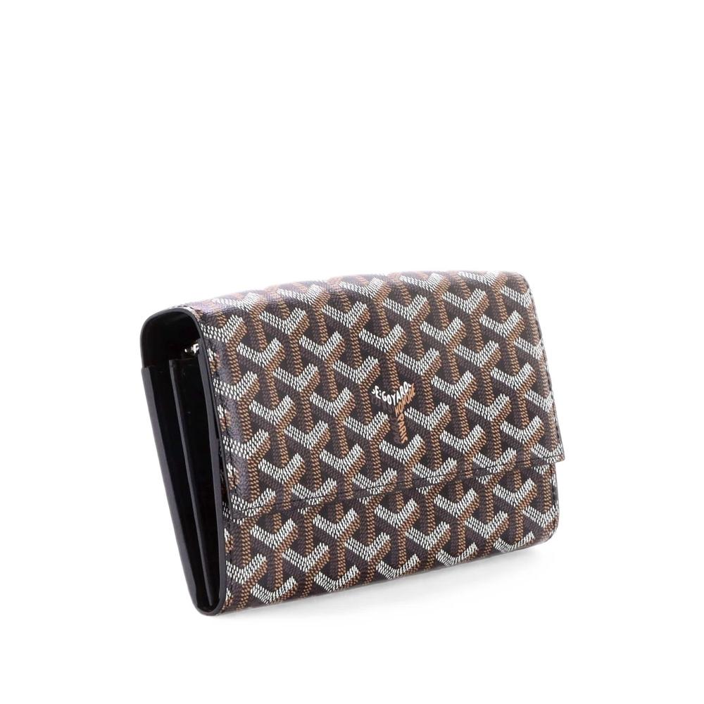 Varenne Continental Wallet with Strap Coated Canvas crossbody bag 3