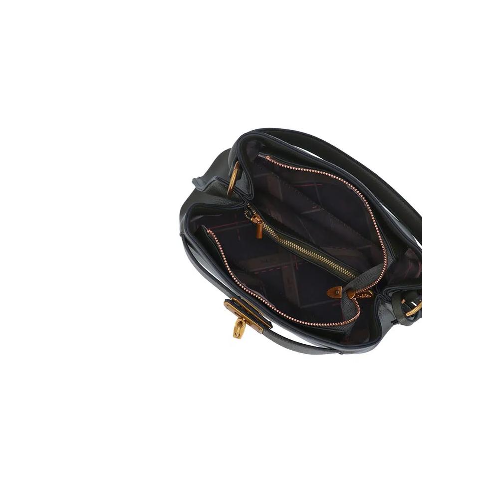 CR Elise Lock Tote Bag - Темно-зеленый 4