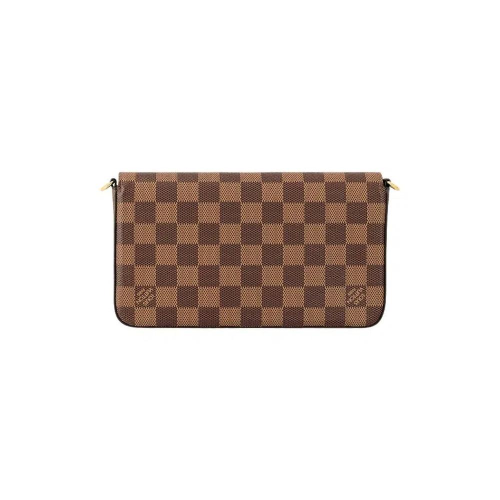 Клатчи Louis Vuitton Félicie Pochette 'Brown Damier Ebene Canvas' 2