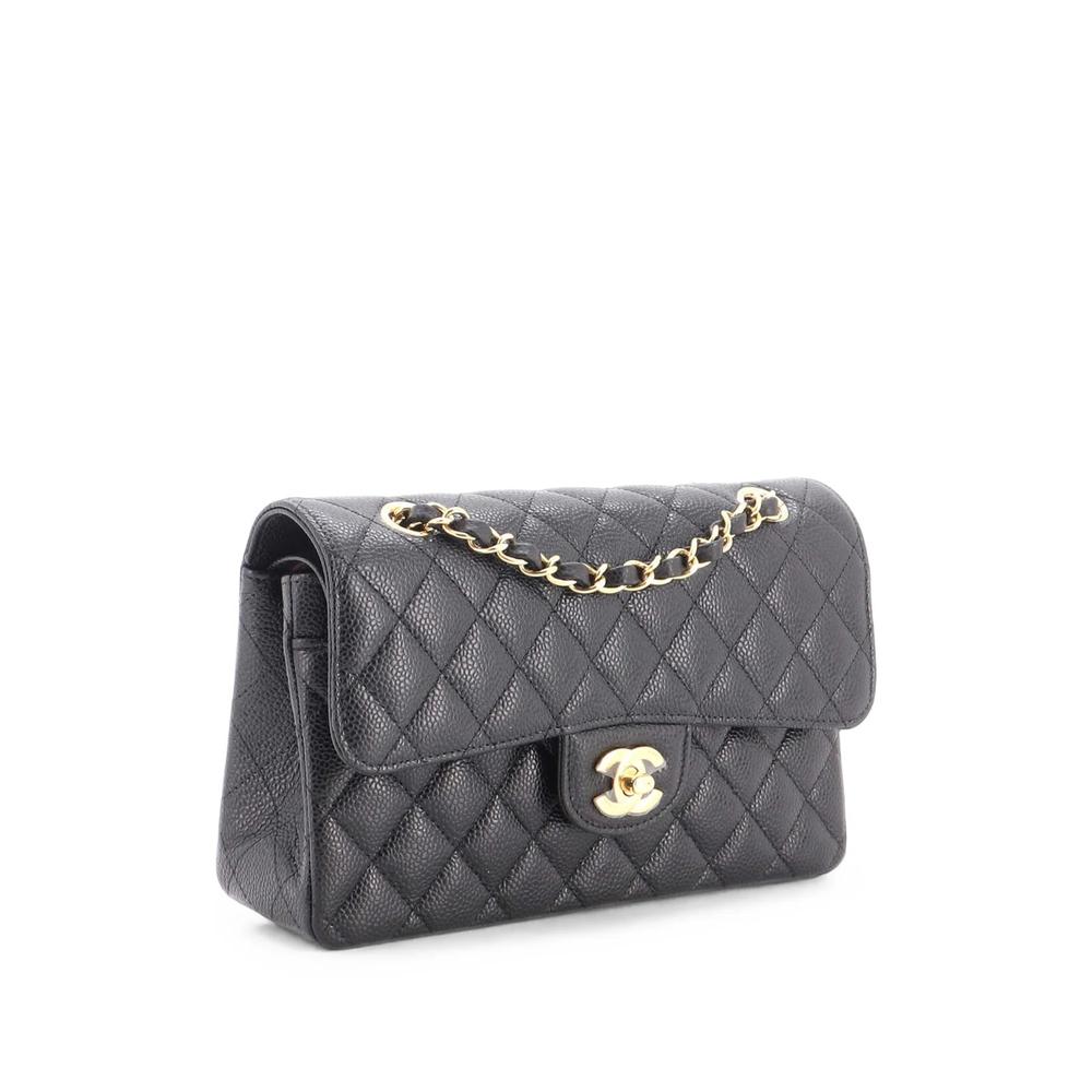 Classic Double Flap Bag Quilted Caviar Small shoulder bag 3