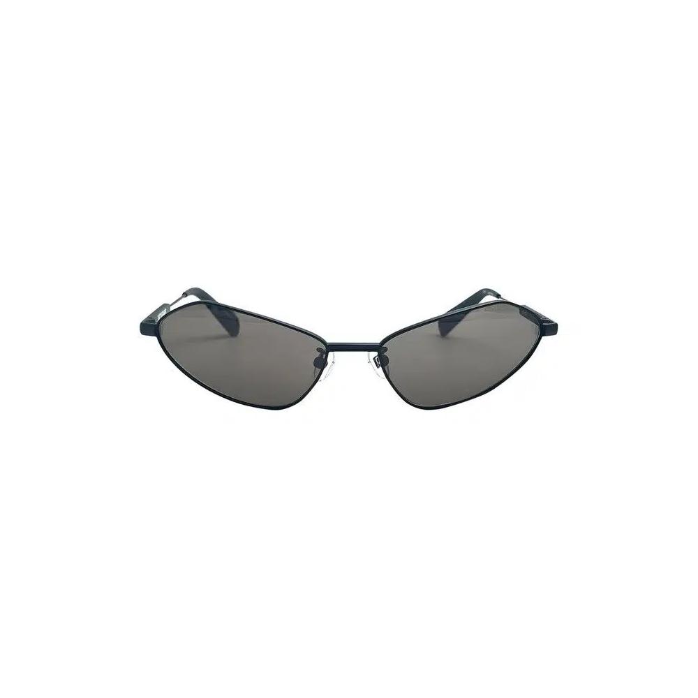 Jacquemus x Linda Farrow Bambino Металлические Солнцезащитные Очки 'Matt Black/Grey' 1