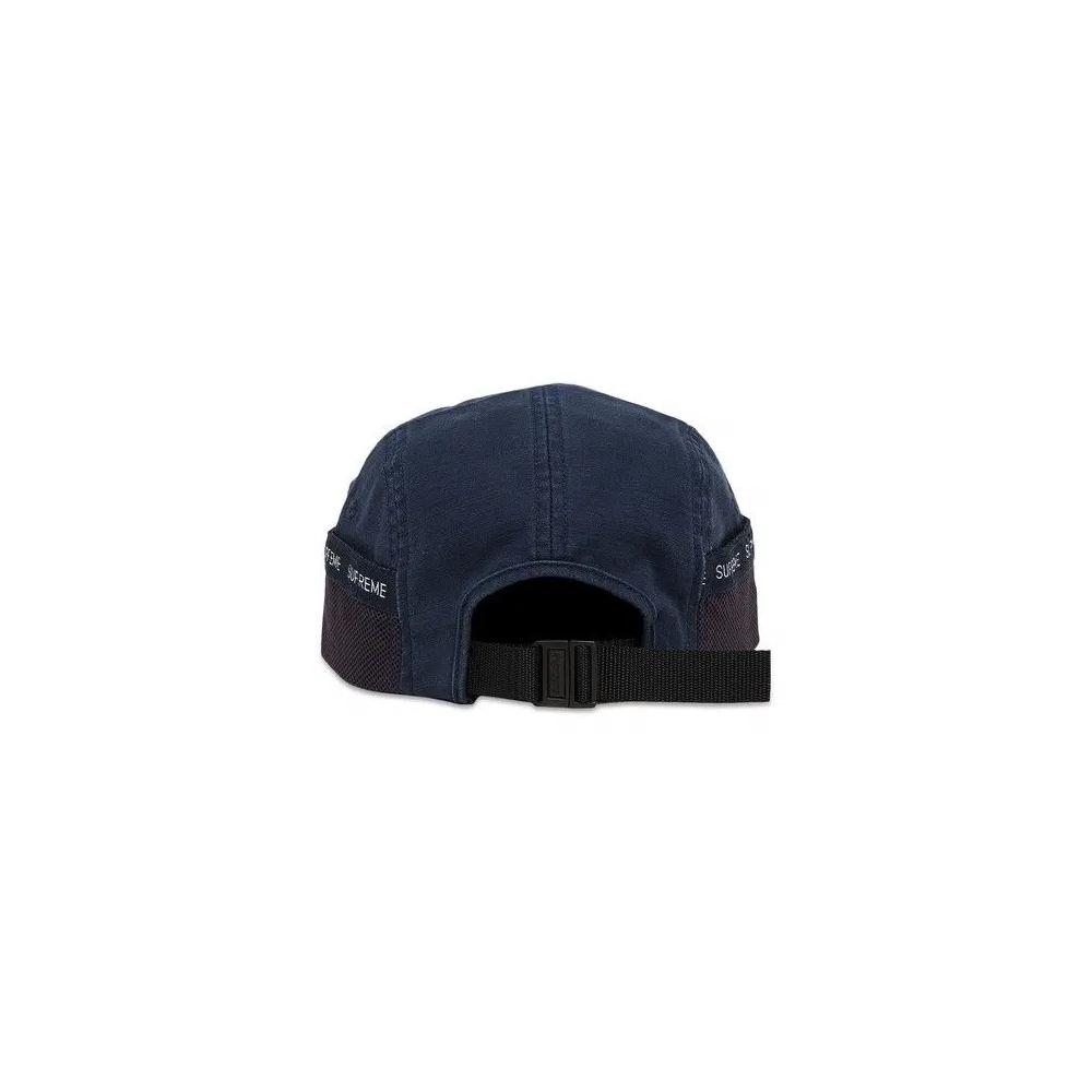 Кепки Supreme Mesh Pocket Camp Cap «Темно-синий» 4