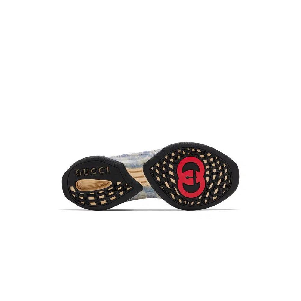 Кроссовки Gucci Wmns Run Sneaker 'Beige Blue Monogram' 4