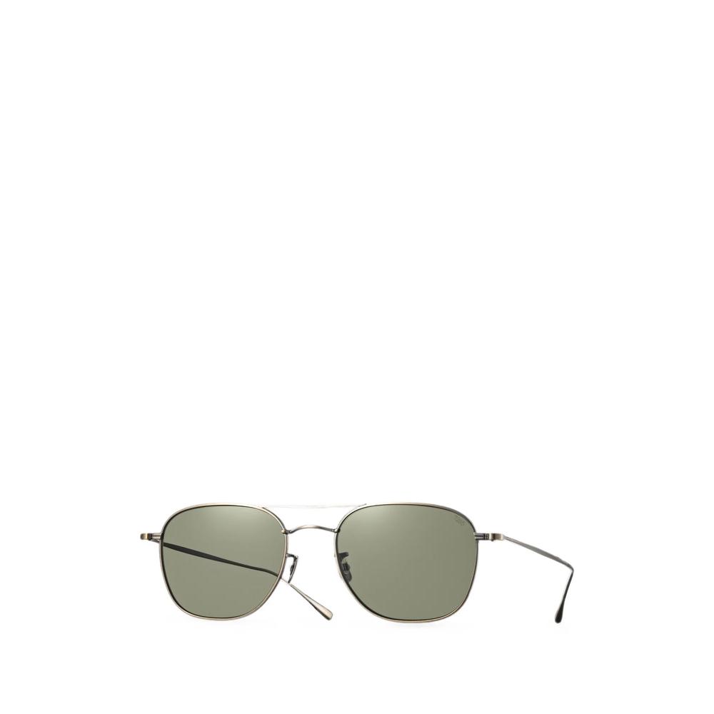 1014 double-bridge rectangle-frame sunglasses 2