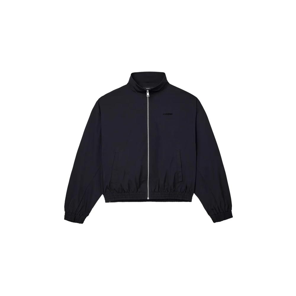 logo-embroidered zip-up jacket 2