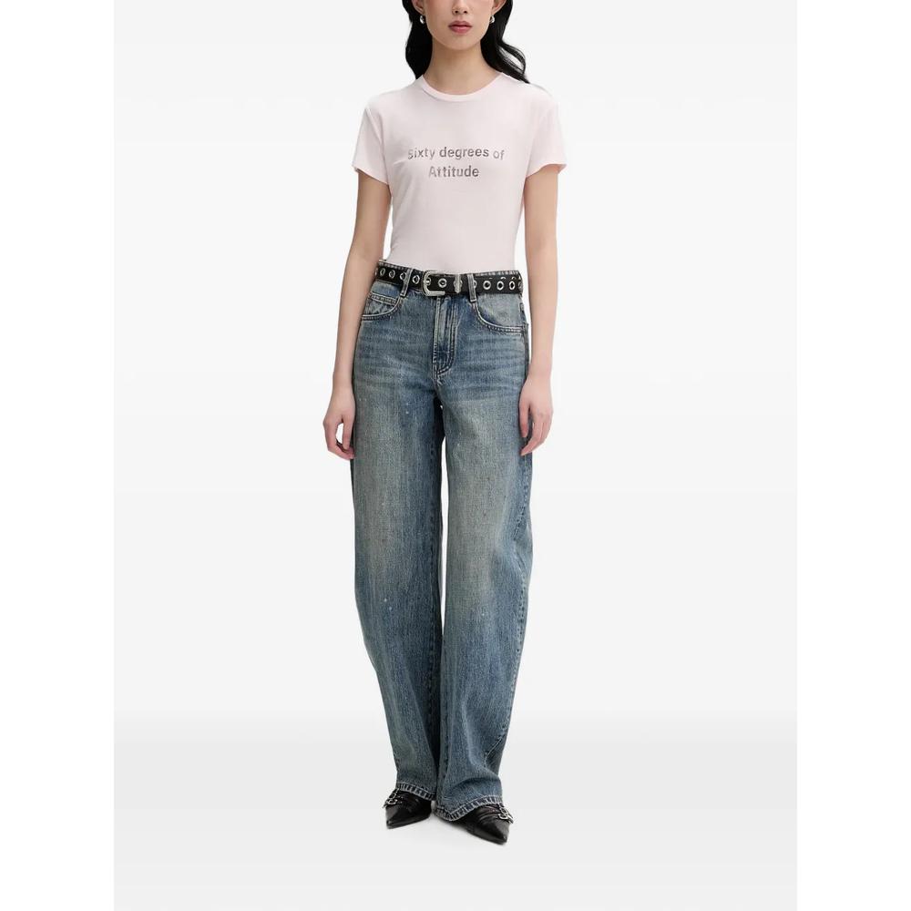 slogan-print T-shirt 2
