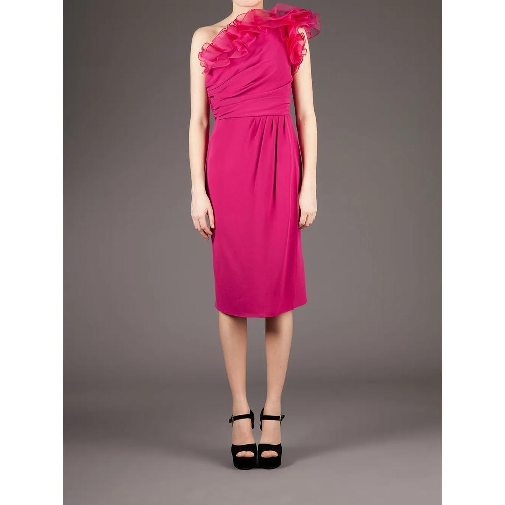 one shoulder ruffle dress 2