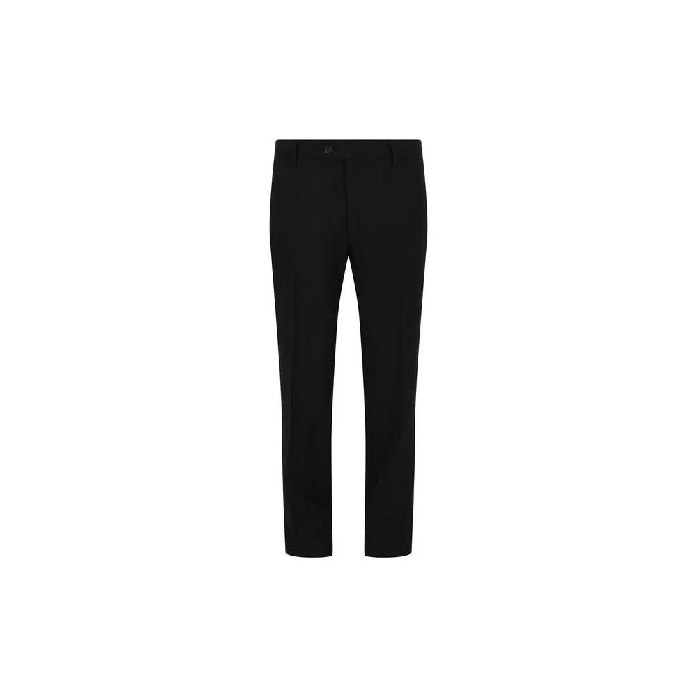 Ferragamo Металлические полосатые брюки 'Black' 1