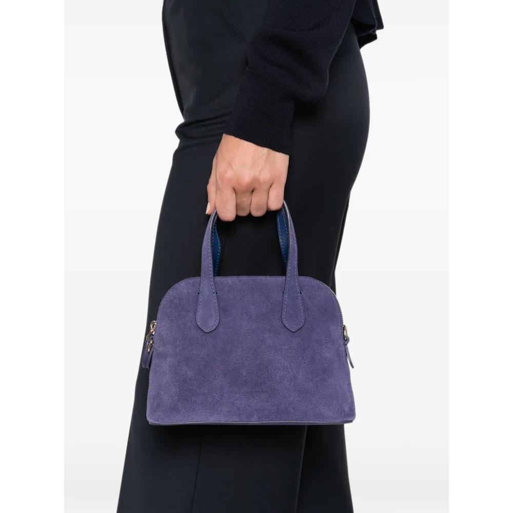 suede top-handle tote bag 2
