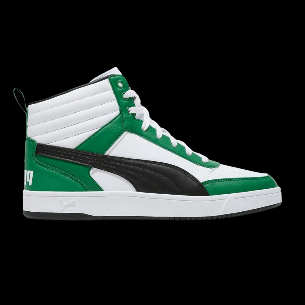 Кроссовки Puma Dribble Mid 'White Black Archive Green' 1