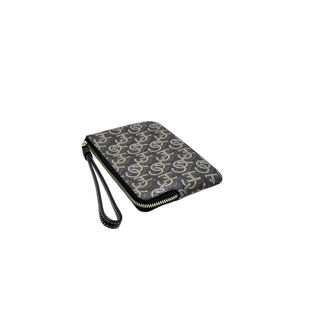 Coach Кошелек на молнии из кожи (CF548) - IM/BLACK 3