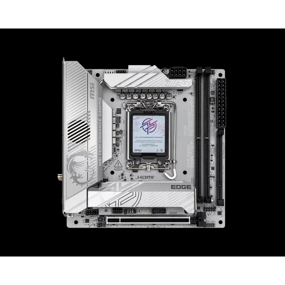 MSI MPG Z890I EDGE TI WIFI ITX белая материнская плата (DDR5) 2