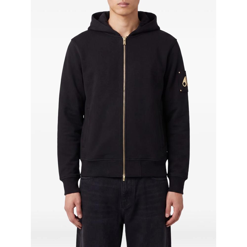 logo-plaque zip-up hoodie 2