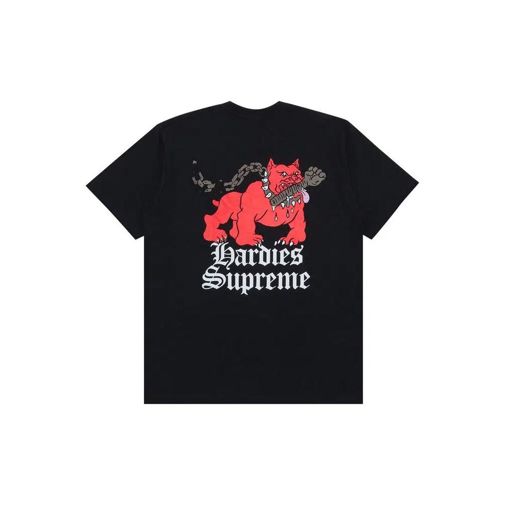 Футболки Supreme x Hardies Dog Tee 'Black' 2