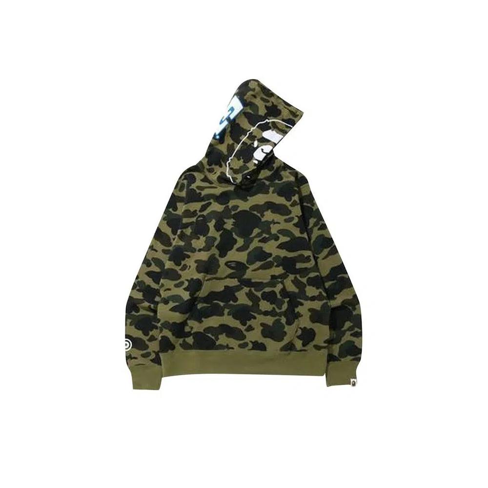 Худи BAPE 1st Camo 2nd Ape Pullover Hoodie 'Green' 2