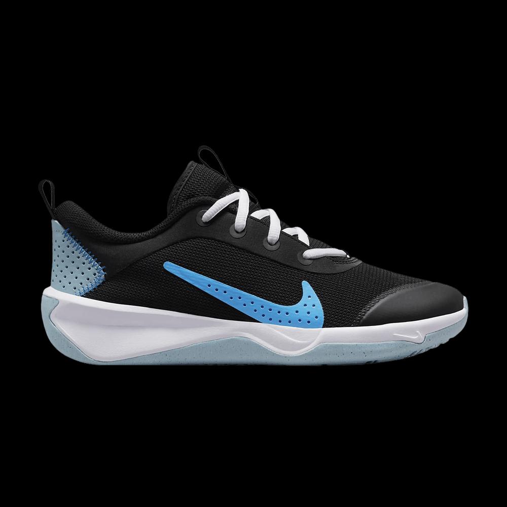Кроссовки Nike Omni Multi-Court GS 'Black Blue Lightning' 1