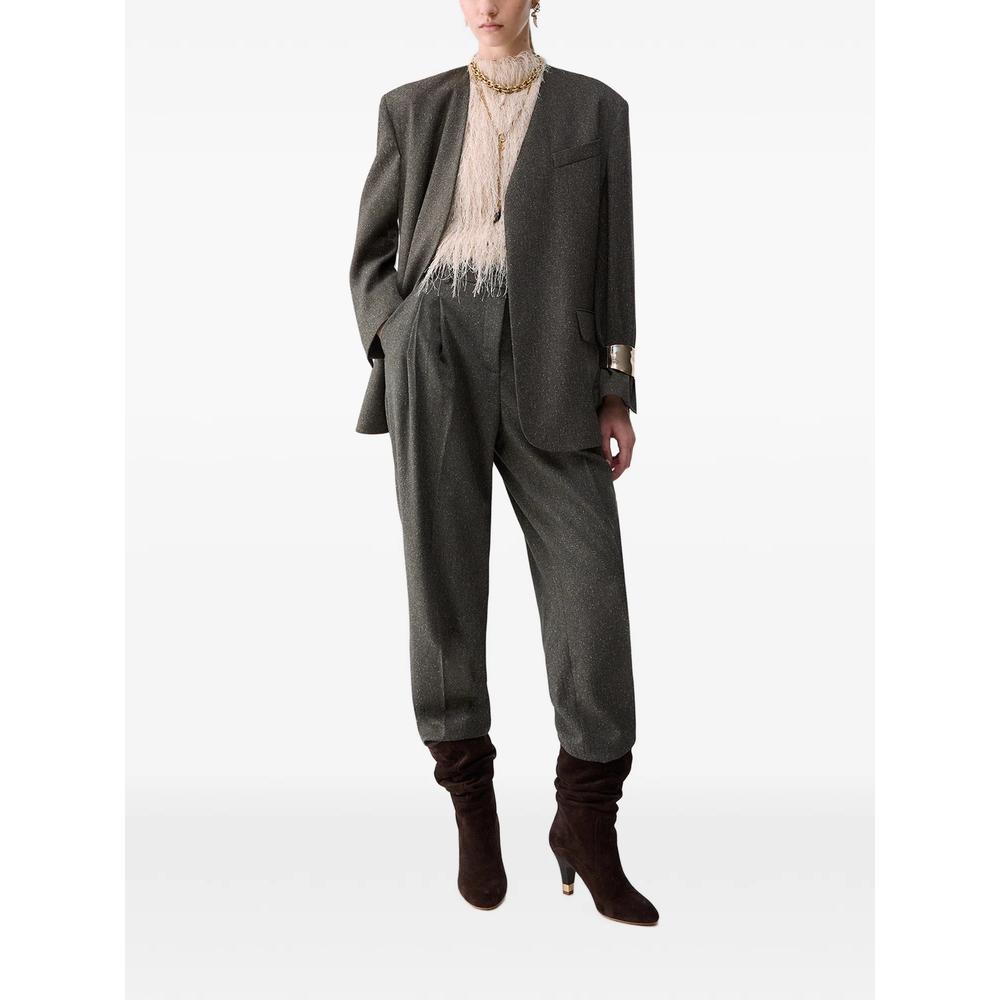 tweed jacket with belt 2