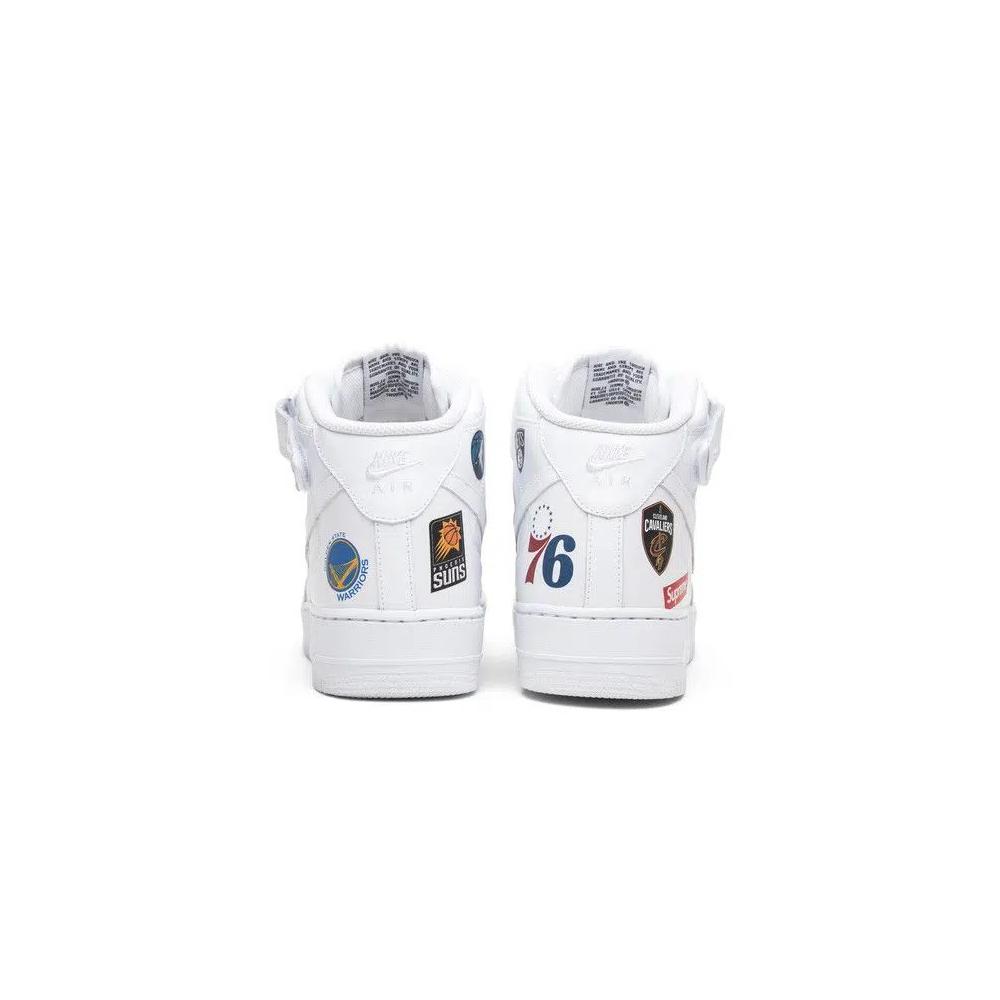 Кроссовки Supreme x NBA x Nike Air Force 1 Mid 'White' 6