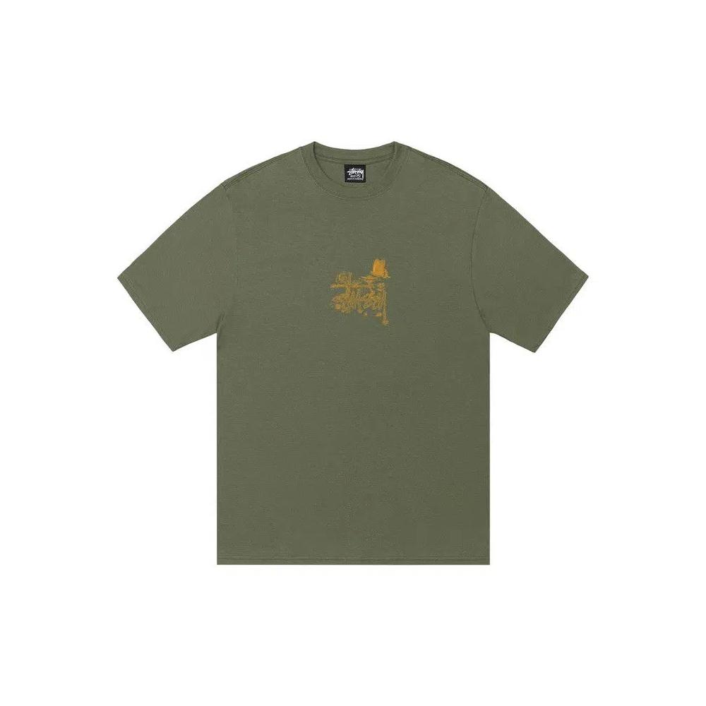 Топы Stussy In Bloom Tee 'Olive' 1