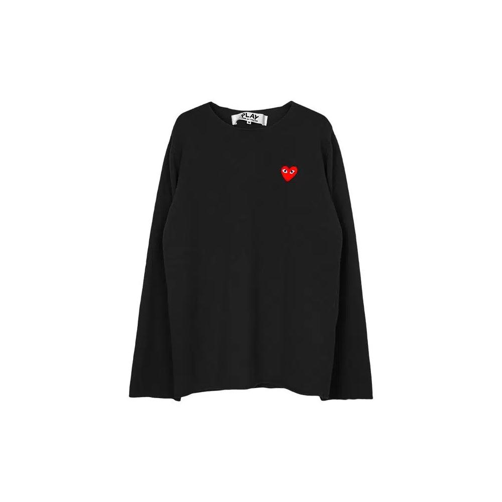 Свитера Comme des Garçons PLAY Red Heart Sweater 'Black' 1