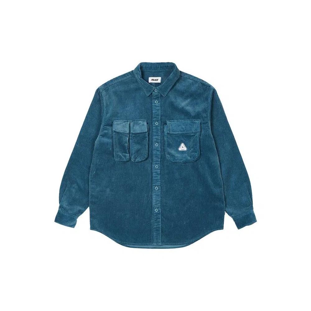 Рубашки на пуговицах Palace Cargo Cord Shirt 'Blue' 1