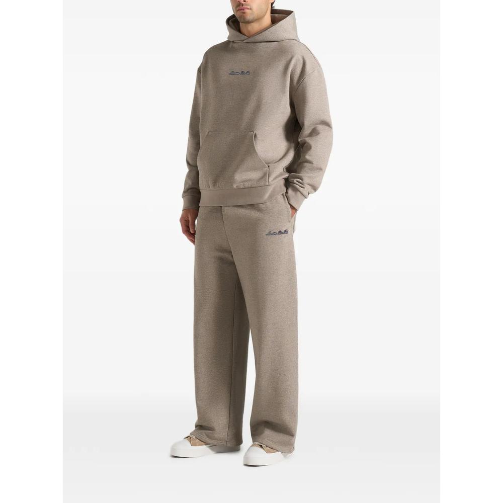 Широкие джоггеры JS003 in taupe Signature 2