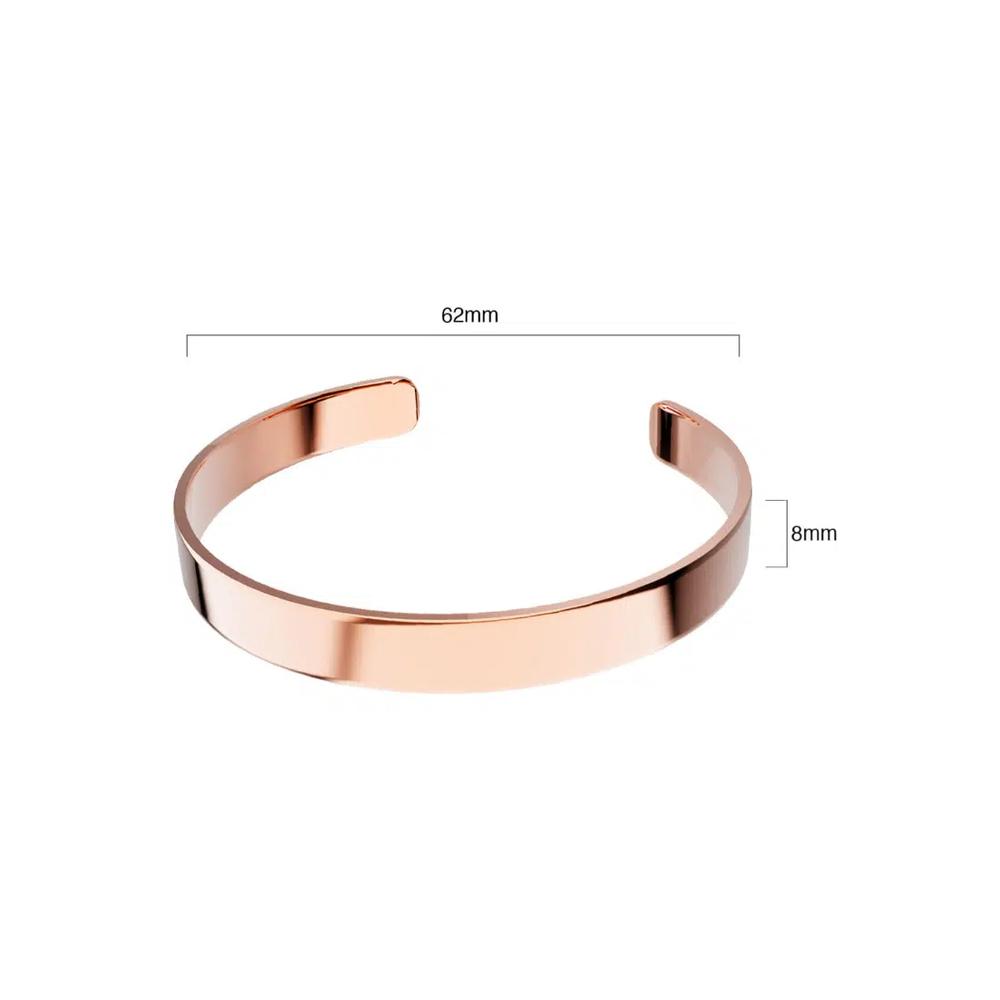 Avenue Classic Cuff Bangle Розовое золото 7