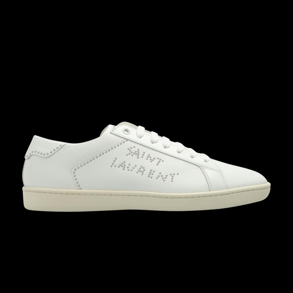 Кроссовки Saint Laurent SL-80 Low 'Optic White Studded' 1
