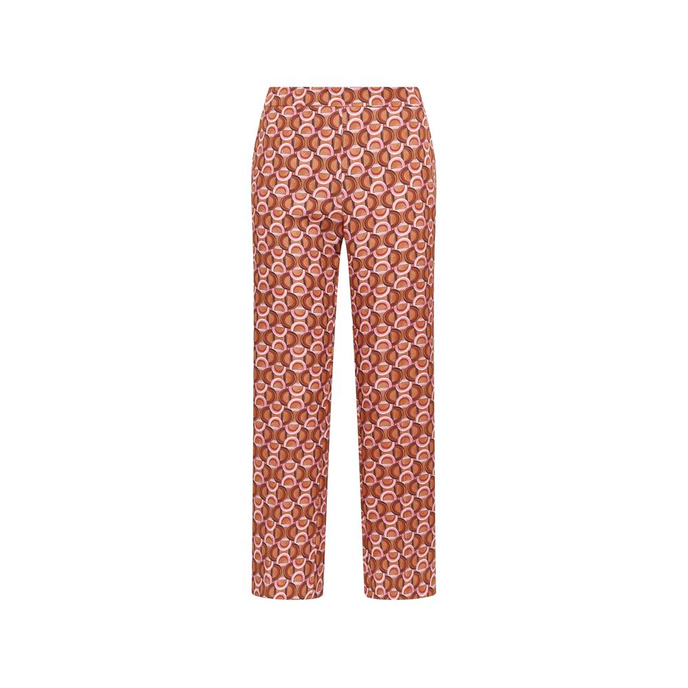 chain-print bootcut trousers 2