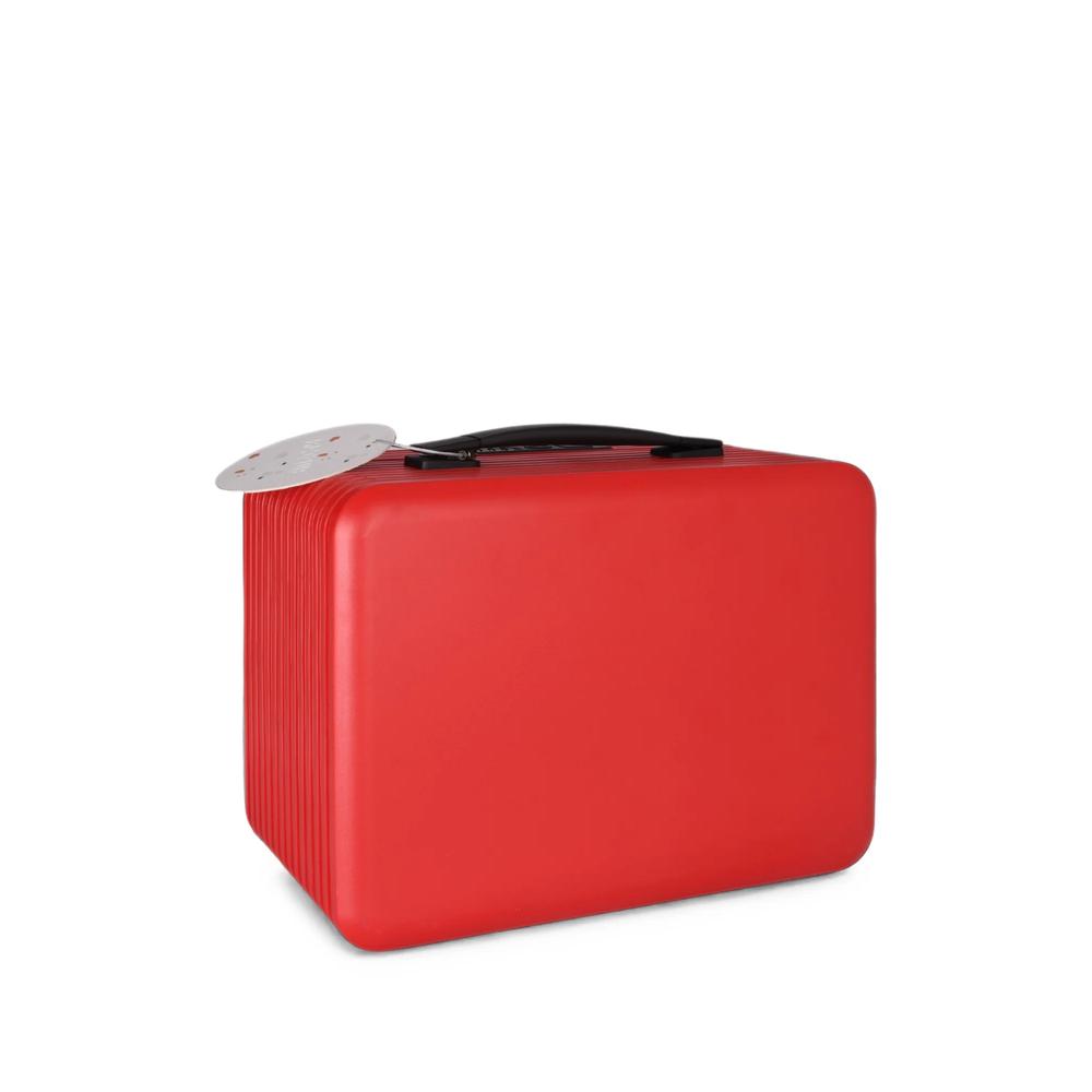 logo-print ribbed suitcase 2