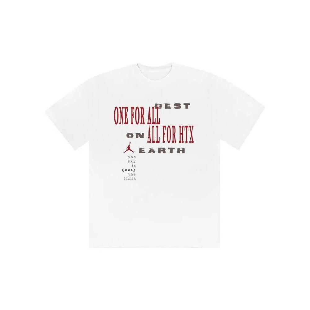 Футболки Cactus Jack by Travis Scott x Jordan Best On Earth Tee 'White' 1