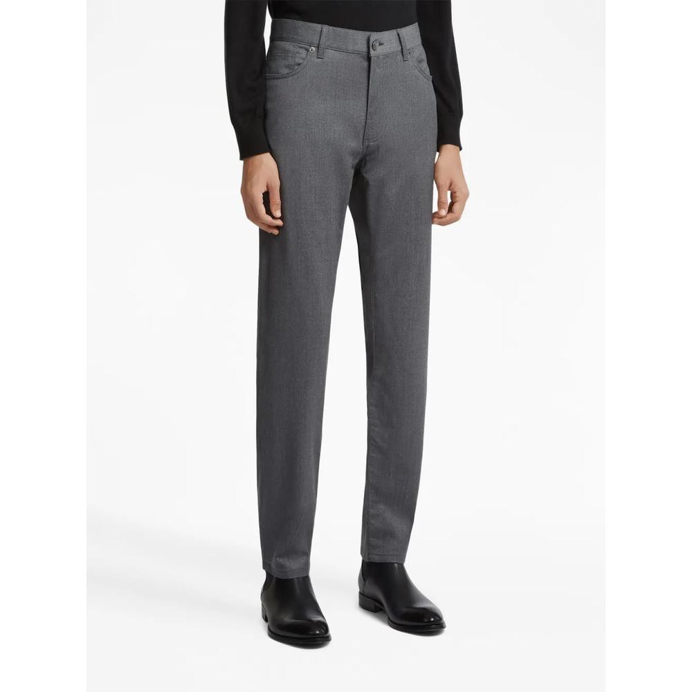 Roccia stonewashed wool trousers 2