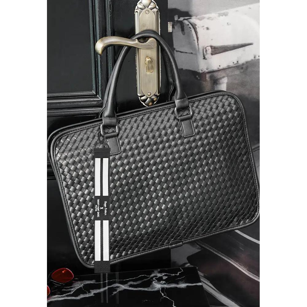 Плетеный портфель из искусственной кожи ET-K20019black 7