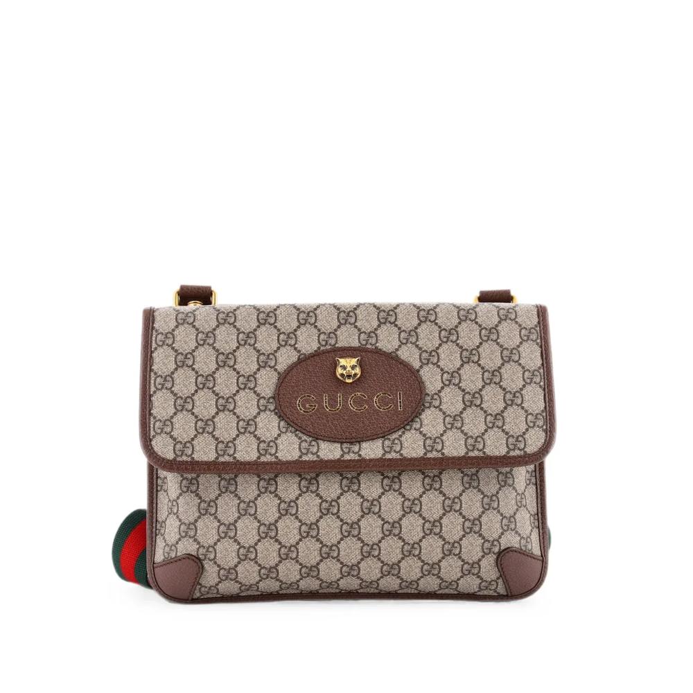 Сумка через плечо Neo Vintage Flap Messenger GG Coated Canvas Medium 1