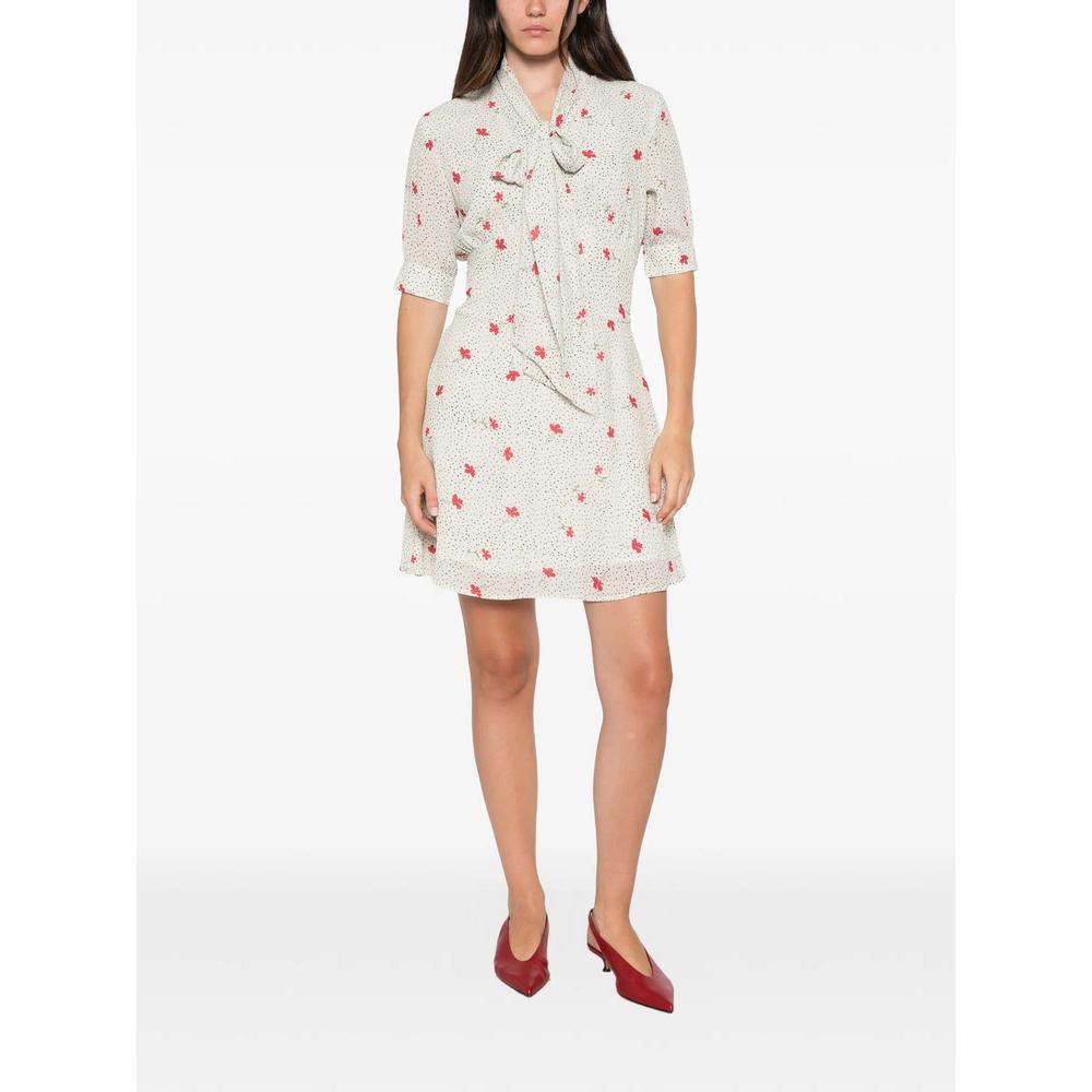 floral-print pussy-bow mini dress 2