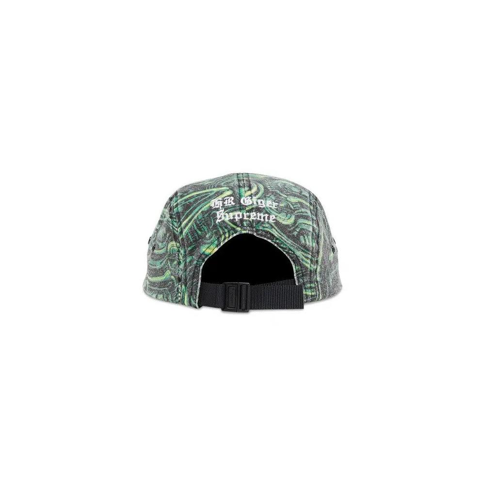 Кепки Supreme H.R. Giger Camp Cap «Зелёный» 4