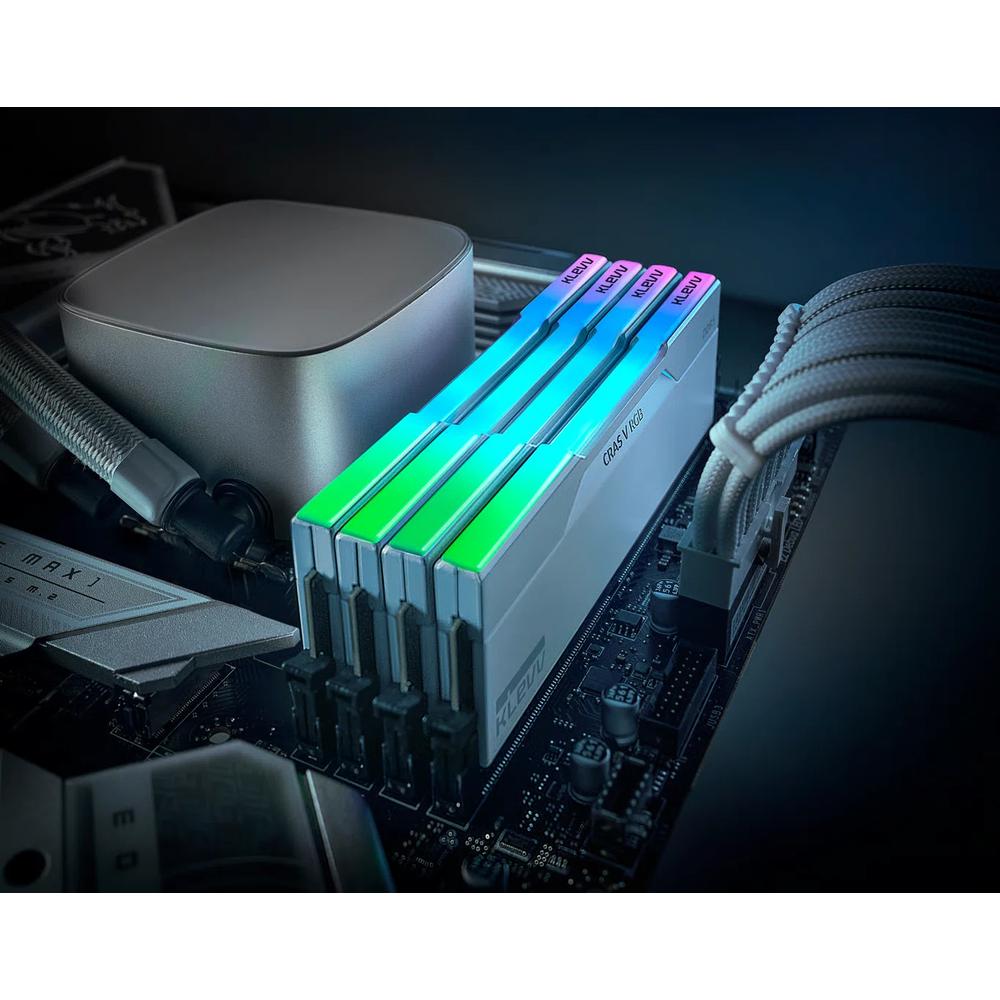 Klevv CRAS V RGB DDR5 White 32GB Kit (2 x 16GB) 6000MHz CL28 5