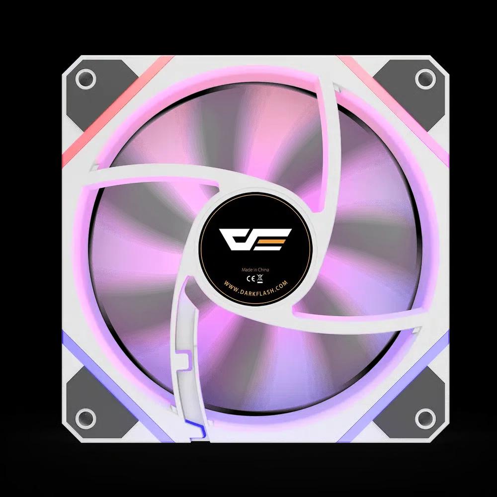 darkFlash DM12 Pro PWM 120mm ARGB вентилятор - белый 4