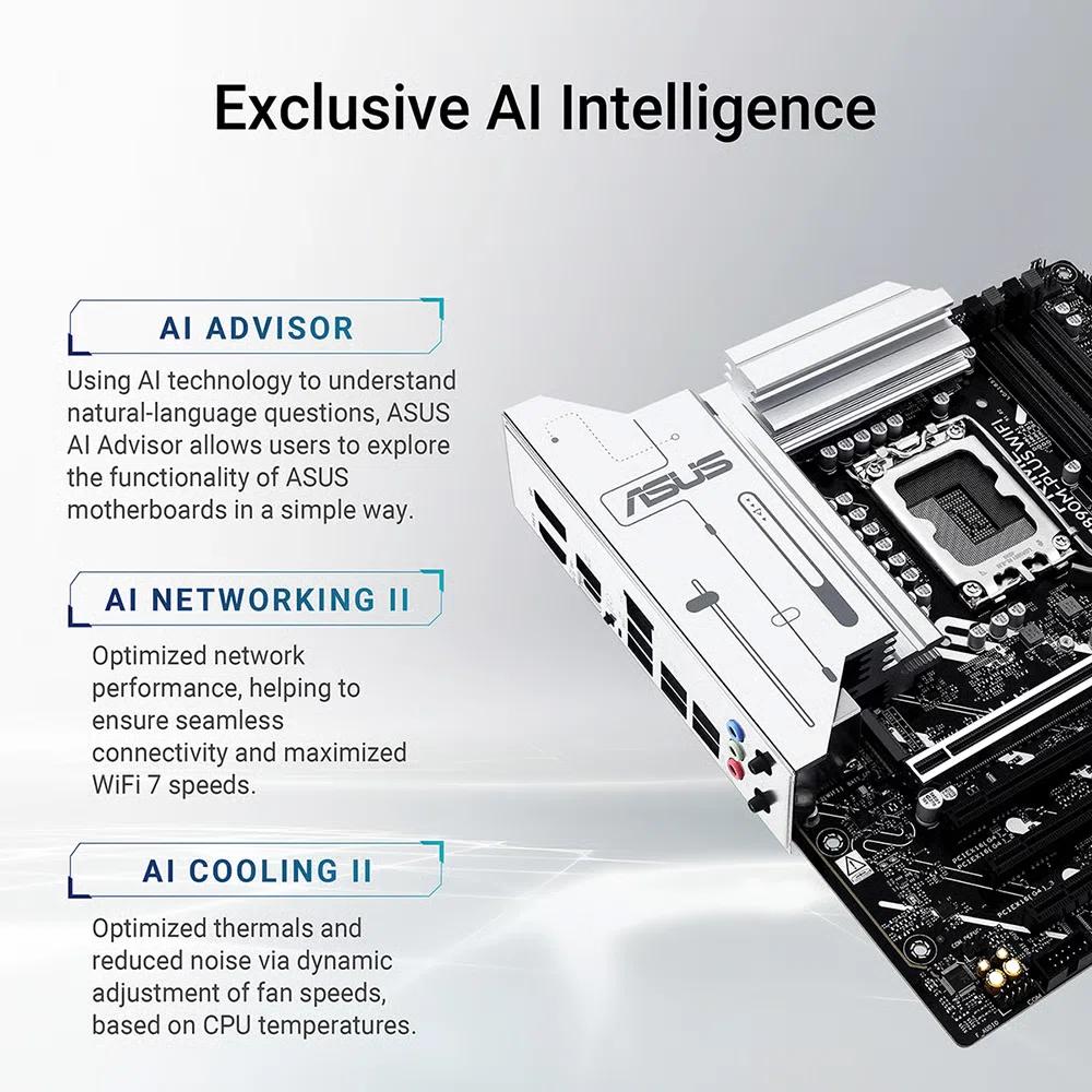 ASUS PRIME Z890M-PLUS WIFI-CSM Micro-ATX материнская плата (DDR5) 2