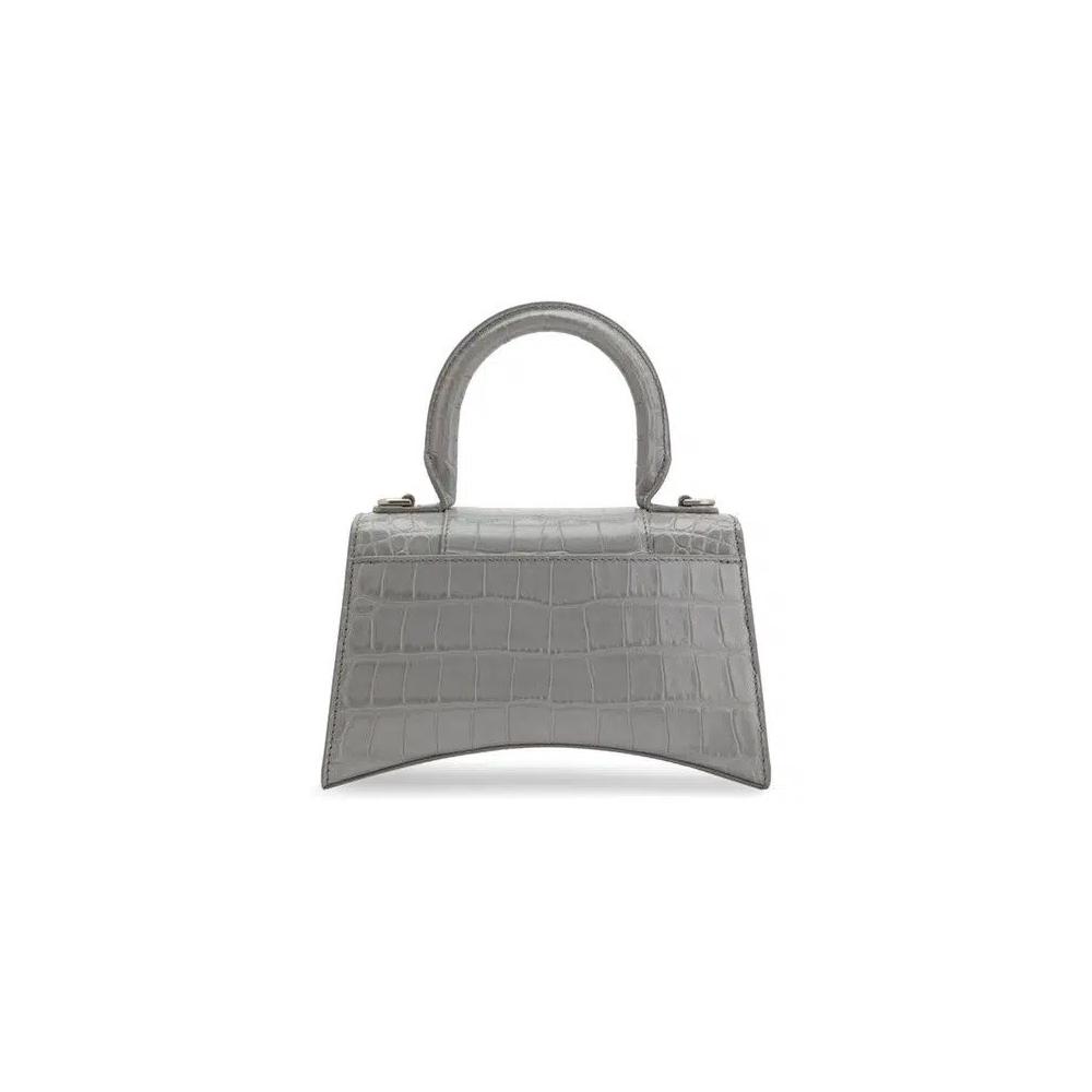 Сумки через плечо Balenciaga Hourglass Top Handle Xs 'Серый' 2