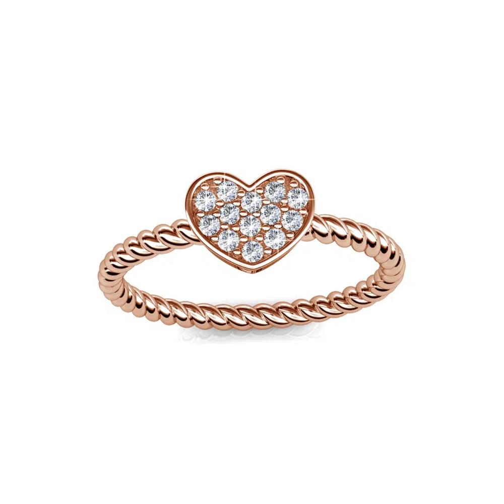 Кольцо в форме сердца Angelina с кристаллами SWAROVSKI® 3