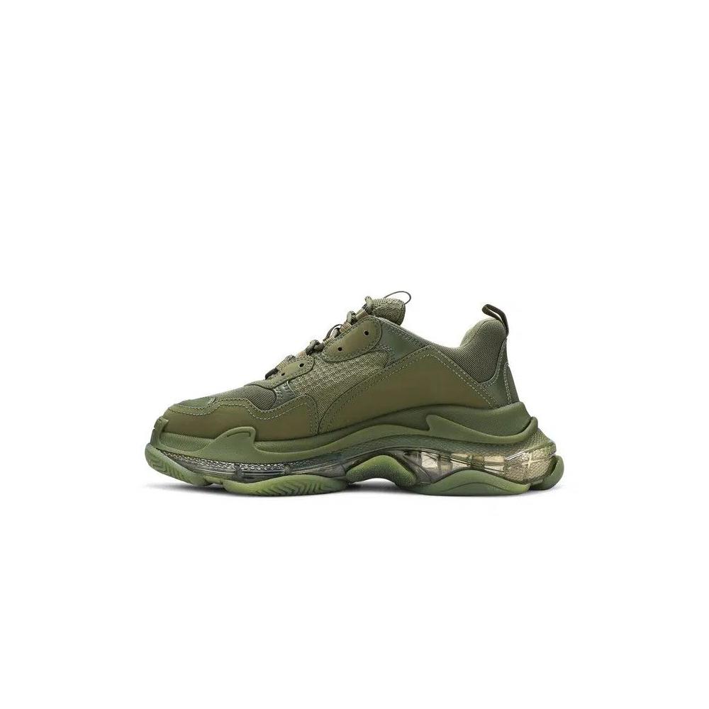 Кроссовки Balenciaga Triple S Sneaker 'Clear Sole - Green' 3