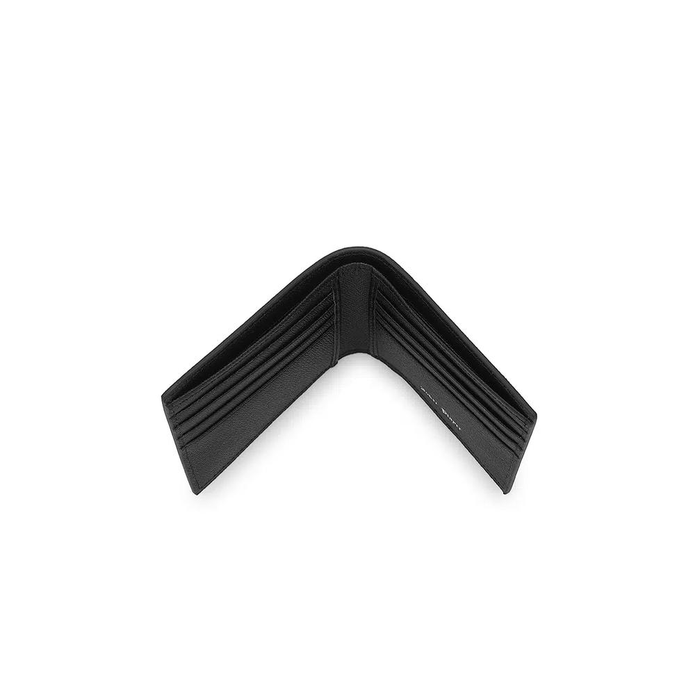 Мужской кожаный кошелек с блокировкой RFID - Черный 4