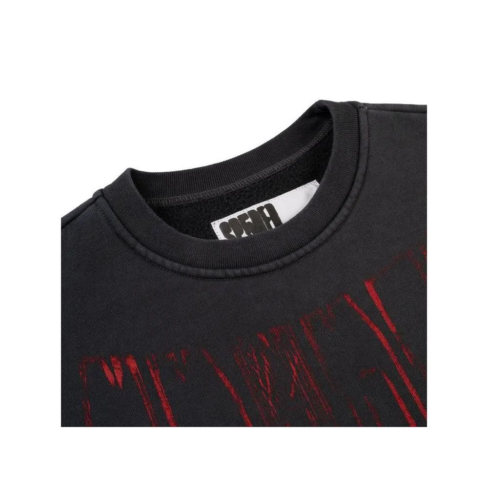 Топы Sp5der Diffused Collegiate Crewneck 'Black' 3